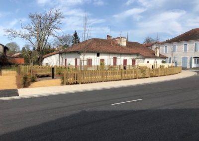 Réalisation d'un ouvrage bois à Luxey dans les Landes